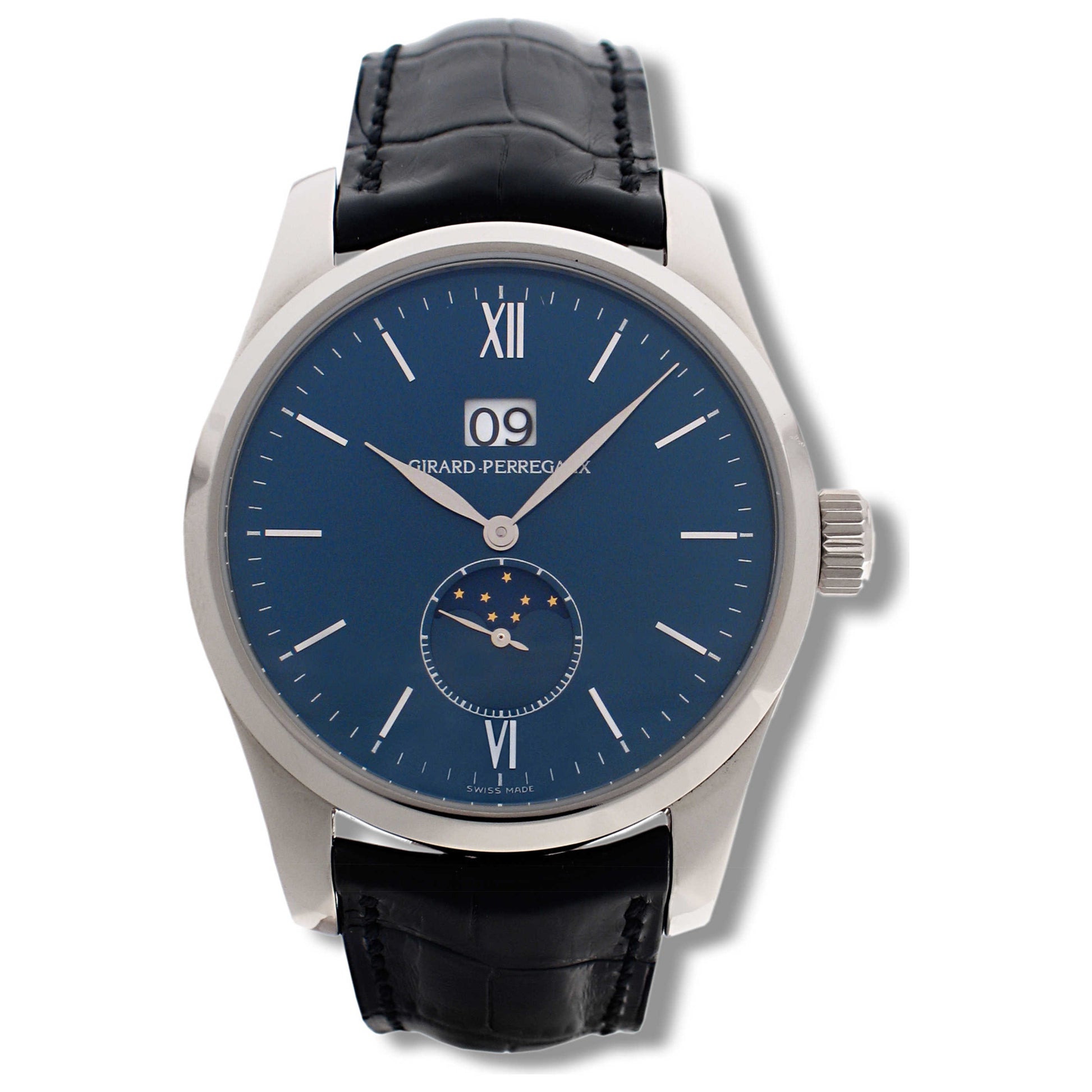 Front view of Girard-Perregaux Classique Elegance Men's Watch 49530-0-53-4124