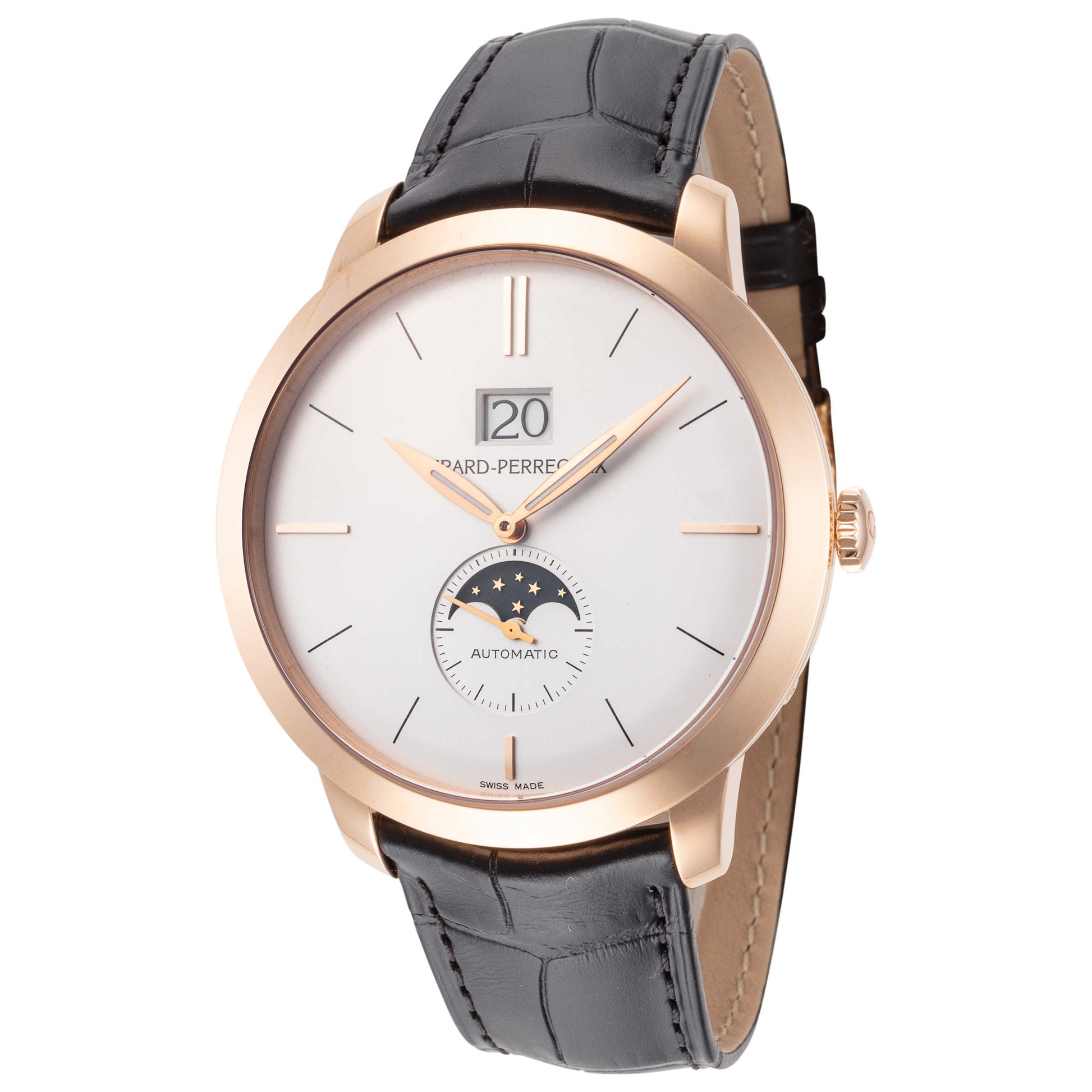 Front view of Girard-Perregaux 1966 Men's Automatic Watch 49546-52-131-BB60