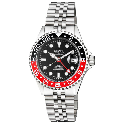 Front view of Gevril Wall Street Men's Automatic Watch 4954B