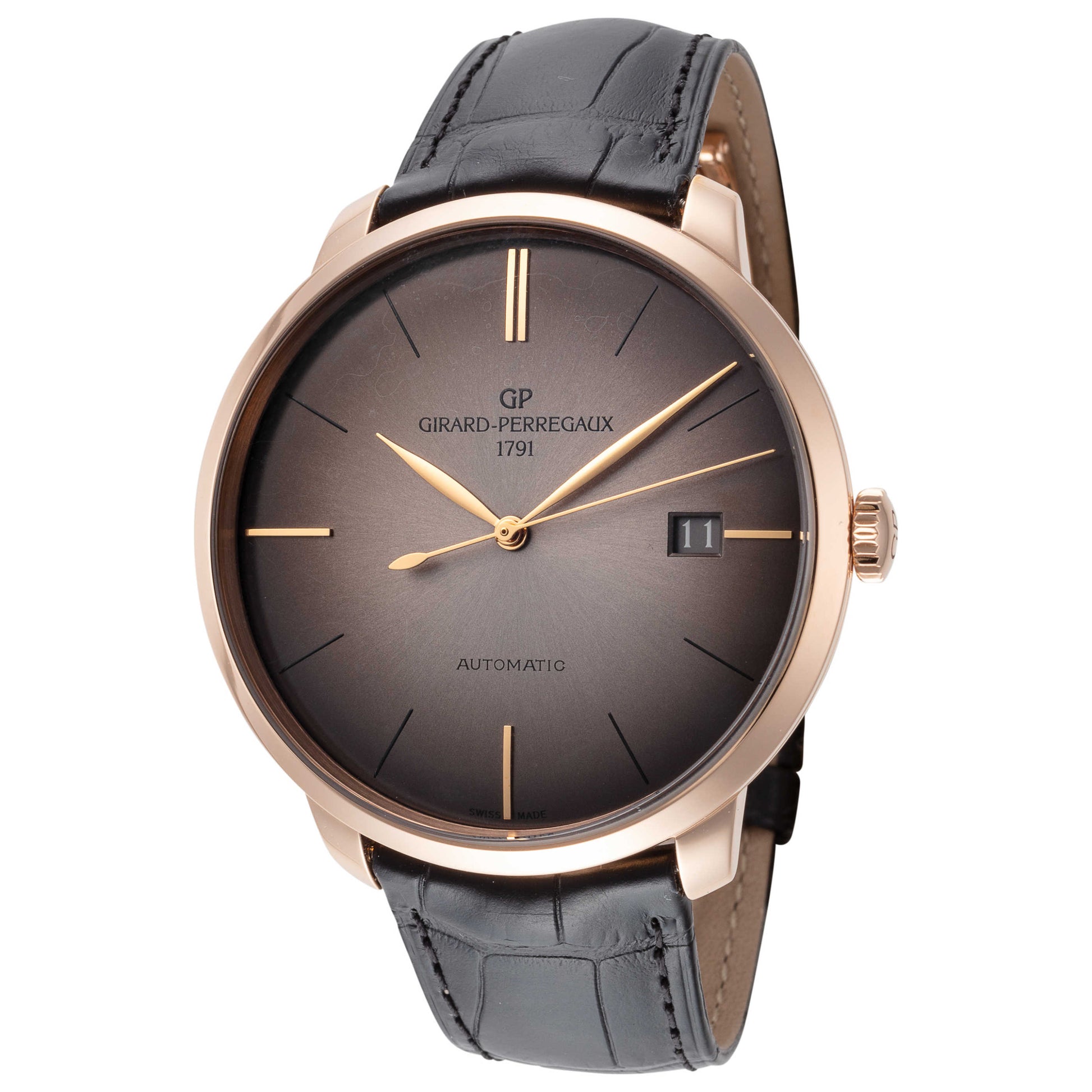 Front view of Girard-Perregaux 1966 Men's Automatic Watch 49551-52-231-BB60