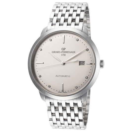 Front view of Girard-Perregaux 1966 Men's Automatic Watch 49555-11-1A1-11A