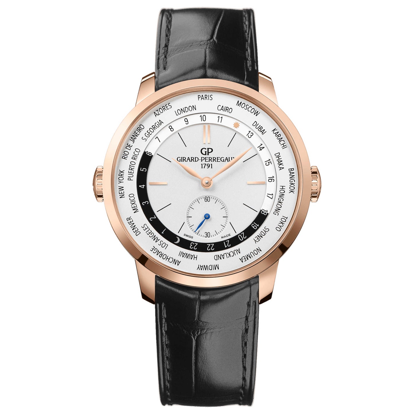 Front view of Girard-Perregaux 1966 Men's Automatic Watch 49557-52-131-BB6C