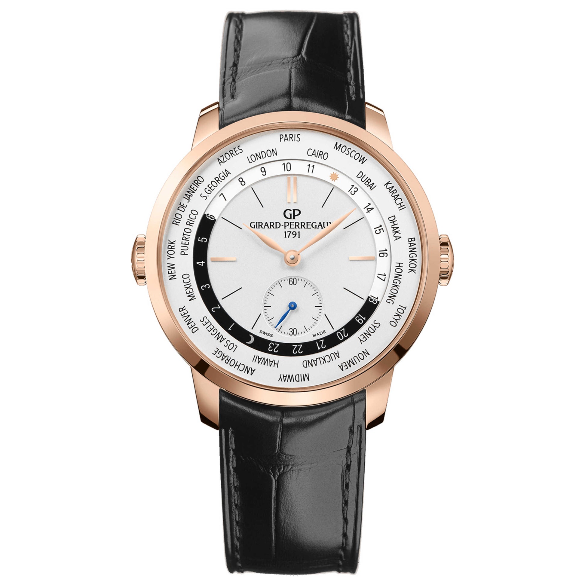 Front view of Girard-Perregaux 1966 Men's Automatic Watch 49557-52-131-BB6C