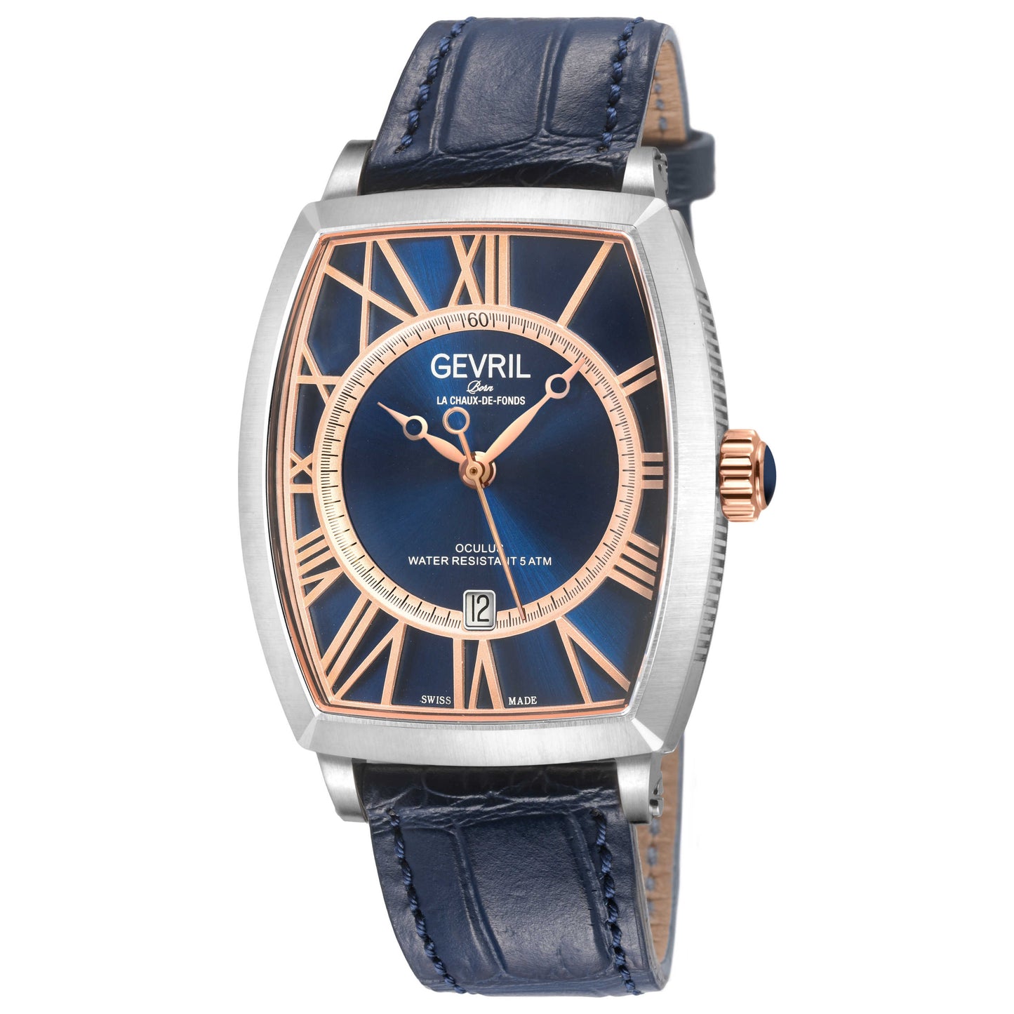 Front view of Gevril Oculus Men's Automatic Watch 49603