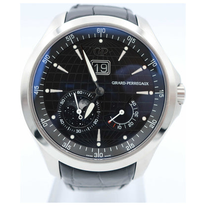 Front view of Girard-Perregaux Traveller Men's Automatic Watch 49650-11-632-BB6A-SD