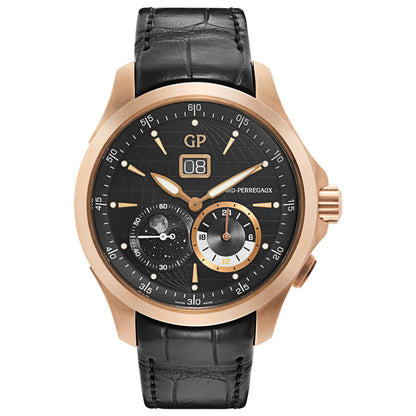 Front view of Girard-Perregaux Traveller Men's Automatic Watch 49655-52-631-BB6A