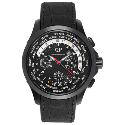 Front view of Girard-Perregaux Traveller Men's Automatic Watch 49700-21-631-BB6C