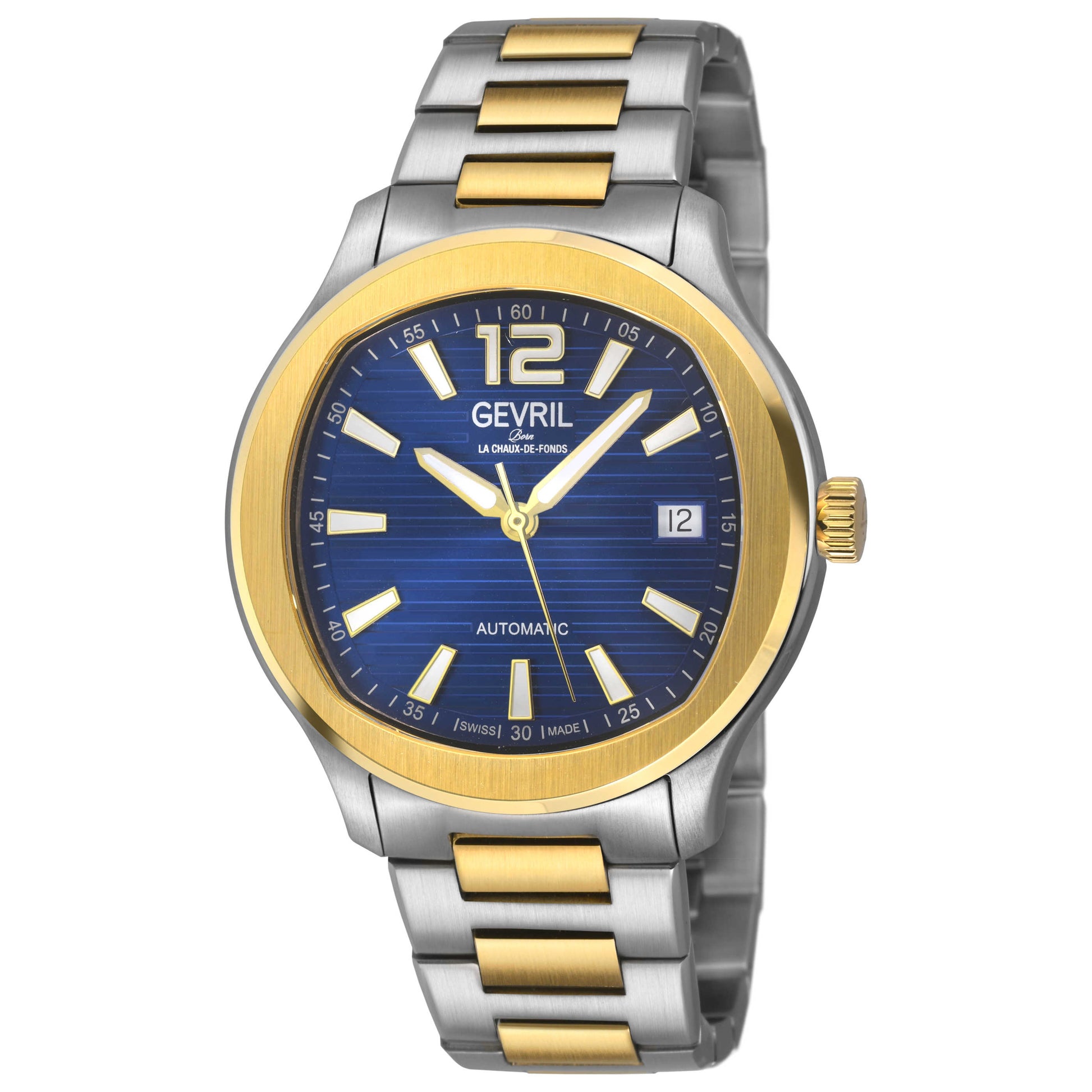 Front view of Gevril Stuyvesant Men's Automatic Watch 49803B