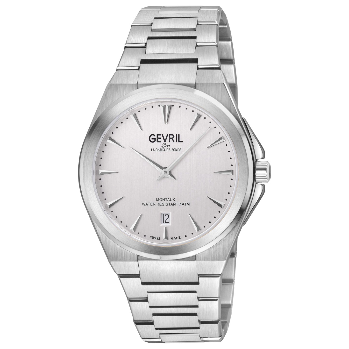Front view of Gevril Montauk Men's Quartz Watch 49901B