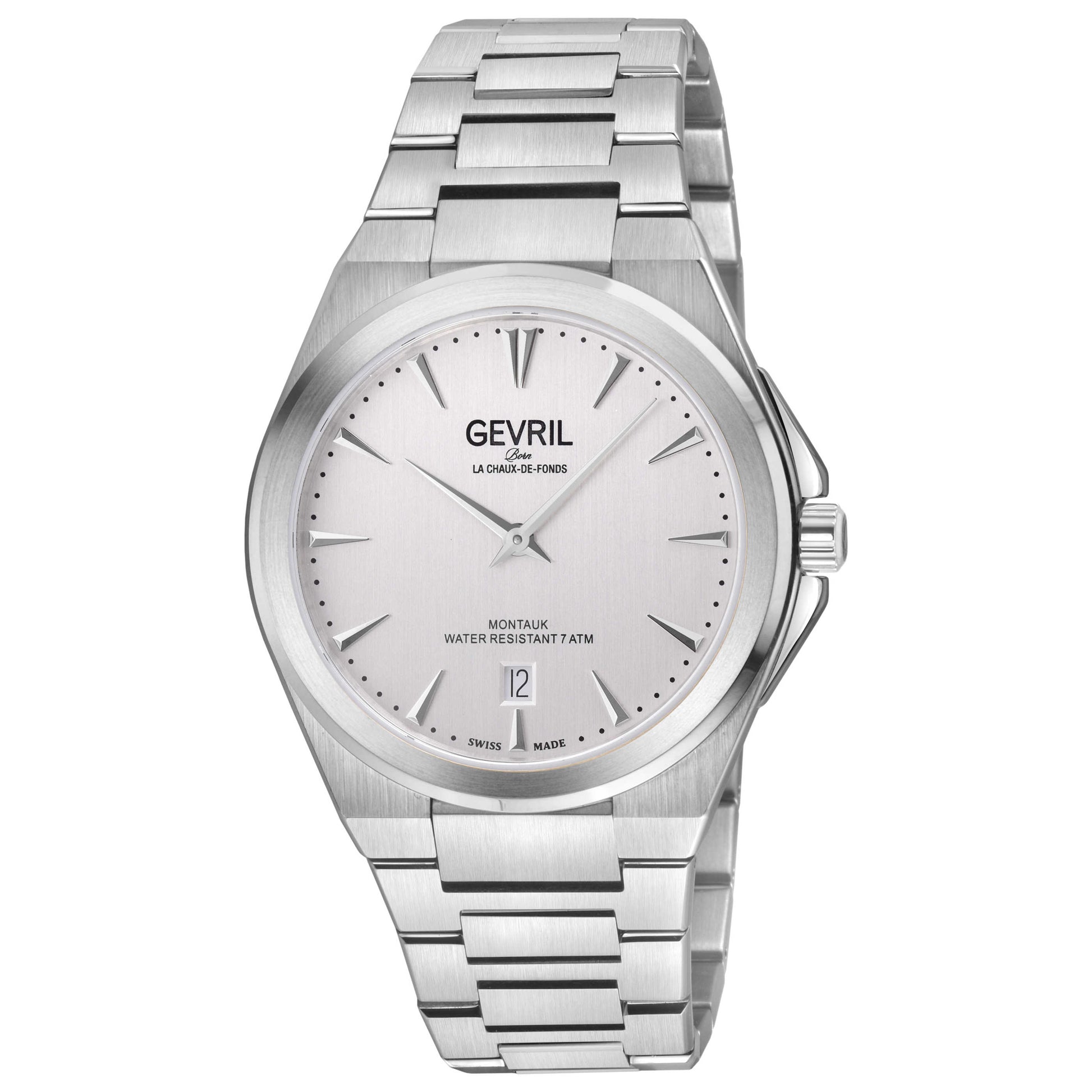 Front view of Gevril Montauk Men's Quartz Watch 49901B