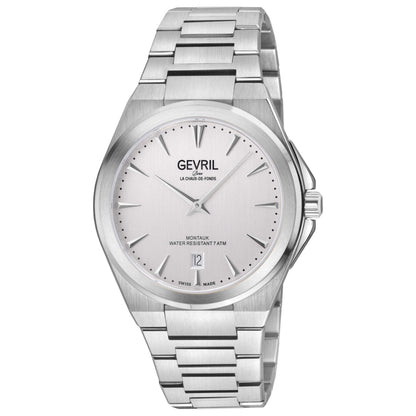 Front view of Gevril Montauk Men's Quartz Watch 49901B