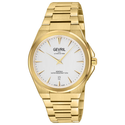 Front view of Gevril Montauk Men's Quartz Watch 49903B