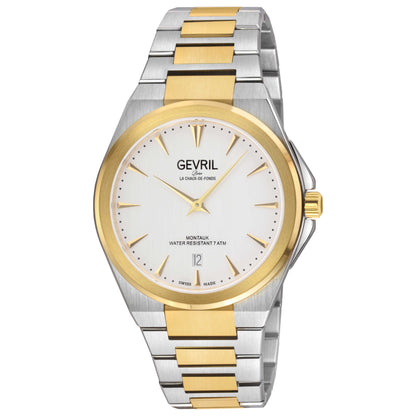 Front view of Gevril Montauk Men's Quartz Watch 49904B