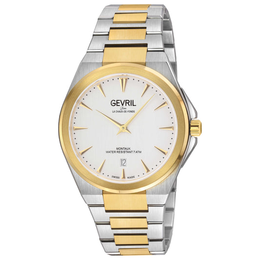 Front view of Gevril Montauk Men's Quartz Watch 49904B