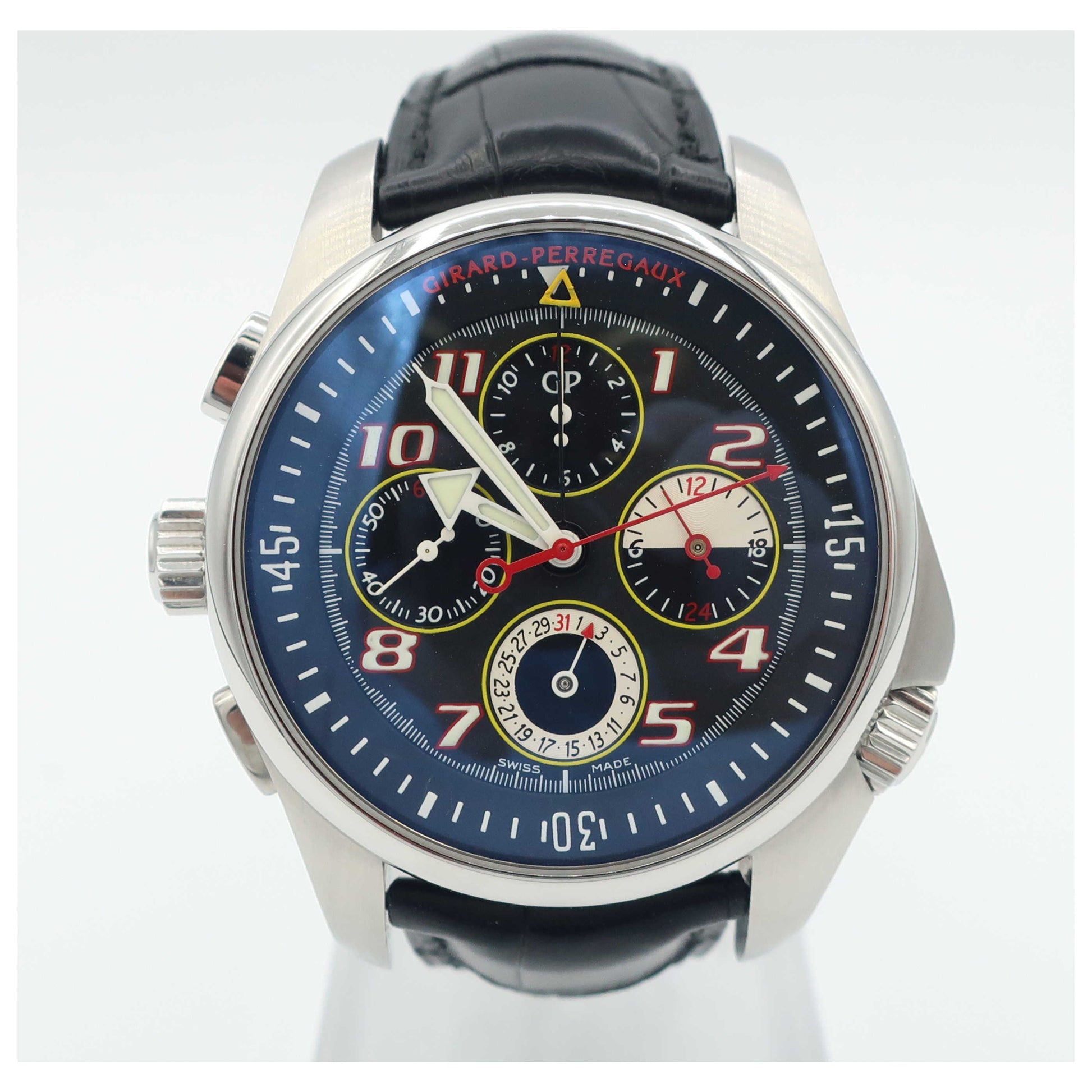 Front view of Girard-Perregaux Sport Classique Men's Automatic Watch 49930-11-612-FK6A-SD
