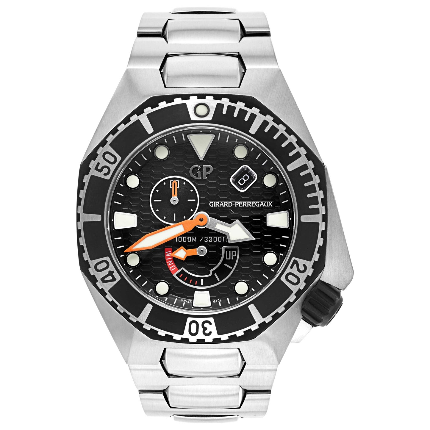 Front view of Girard-Perregaux Hawk Men's Automatic Watch 49960-19-631-11A