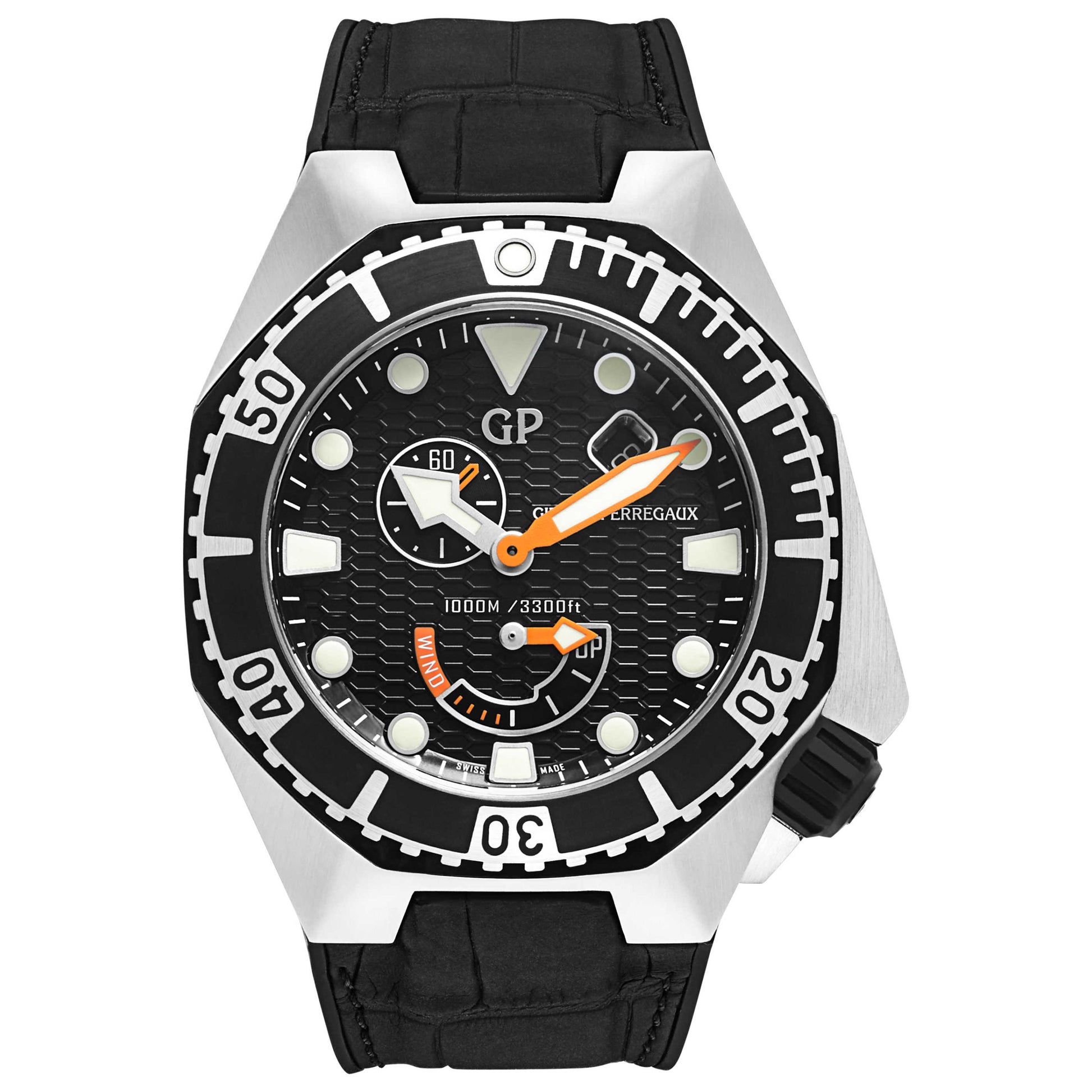 Front view of Girard-Perregaux Hawk Men's Automatic Watch 49960-19-631-BB6A