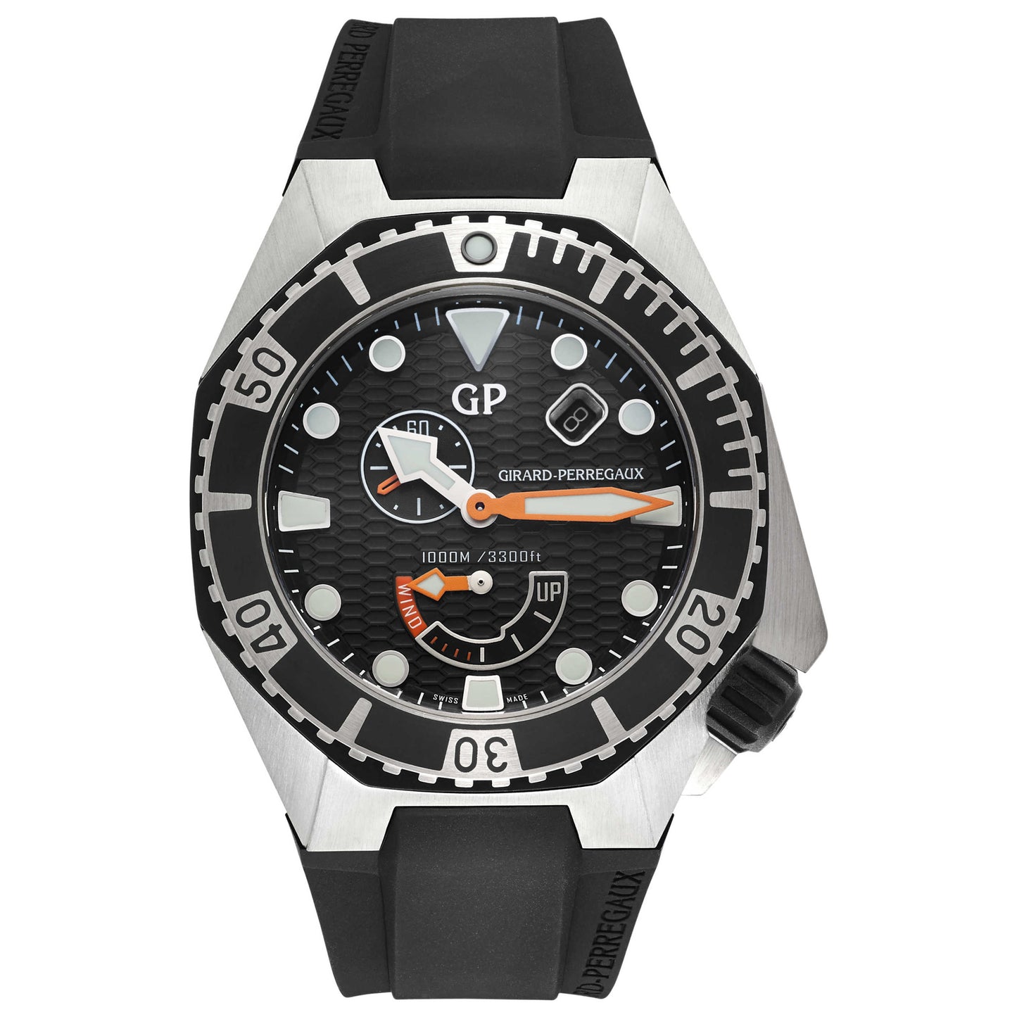 Front view of Girard-Perregaux Hawk Men's Automatic Watch 49960-19-631-FK6A