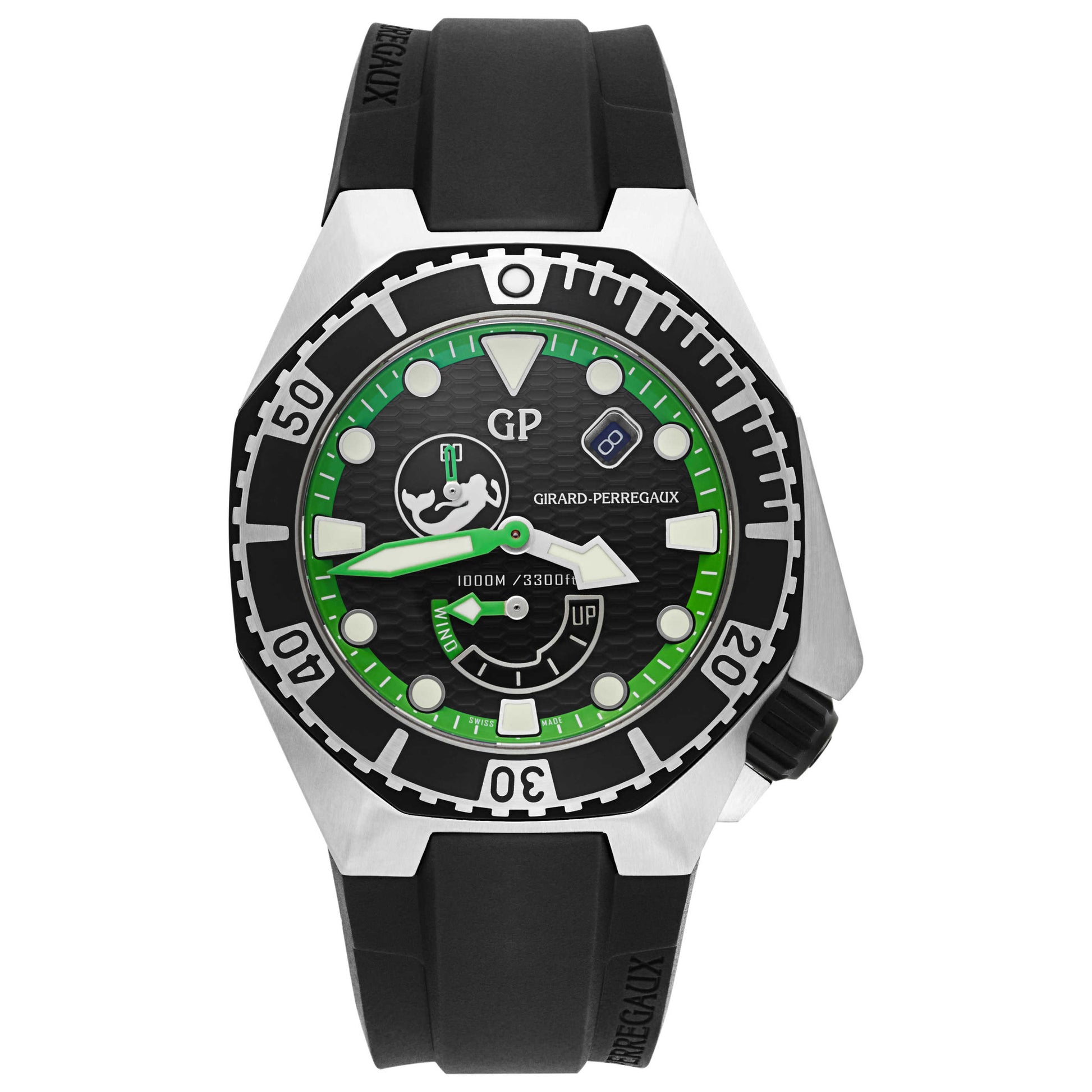 Front view of Girard-Perregaux Hawk Men's Automatic Watch 49960-19-635-FK6A