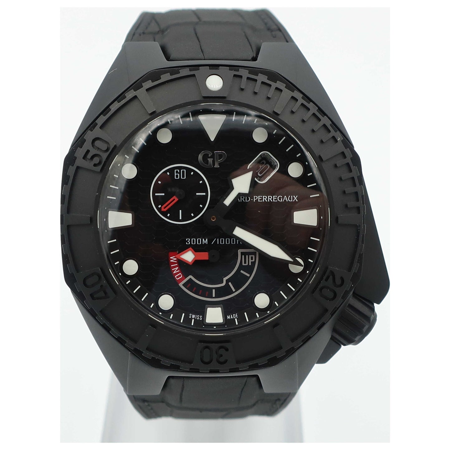 Front view of Girard-Perregaux Hawk Men's Automatic Watch 49960-32-632-BB6A-SD