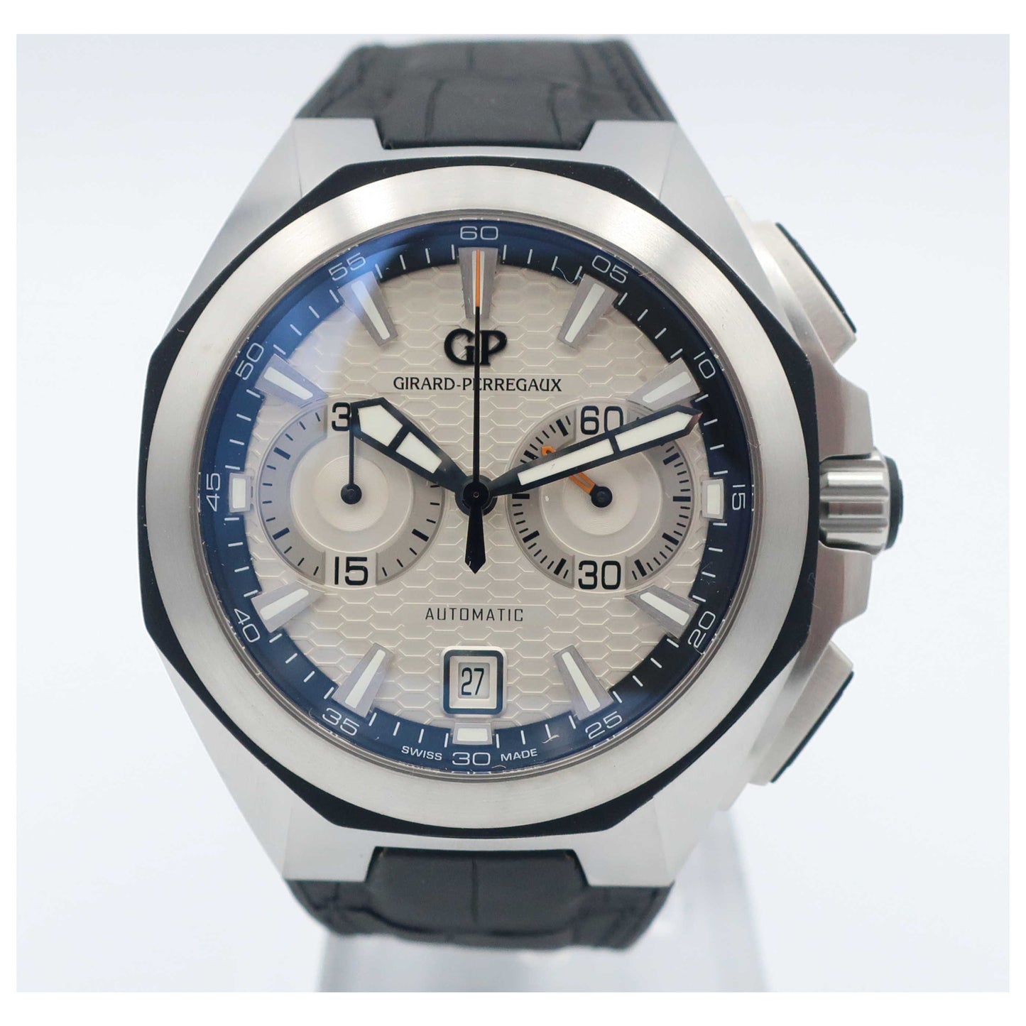 Front view of Girard-Perregaux Hawk Men's Automatic Watch 49970-11-131-BB6A-SD