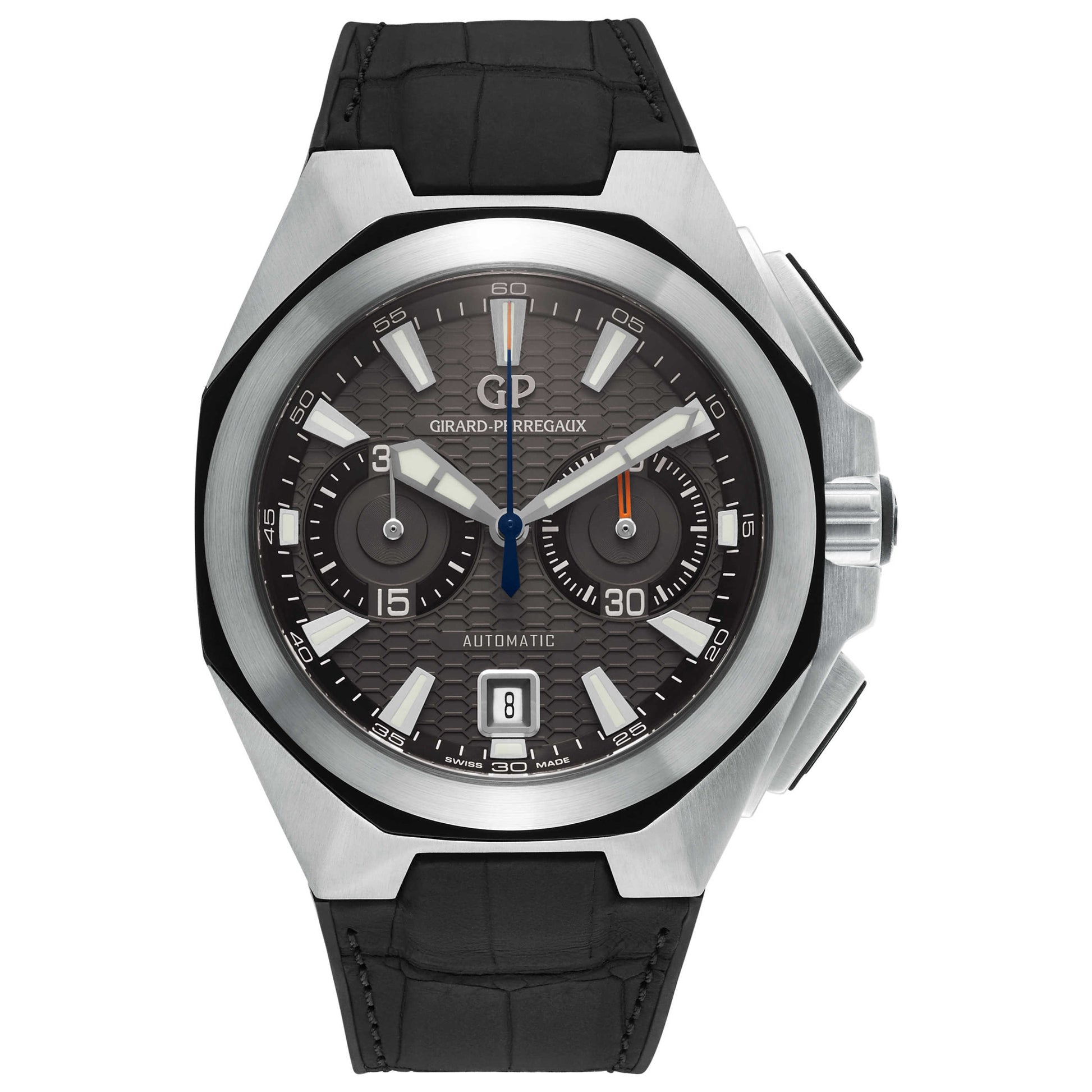 Front view of Girard-Perregaux Hawk Men's Automatic Watch 49970-11-231-BB6A
