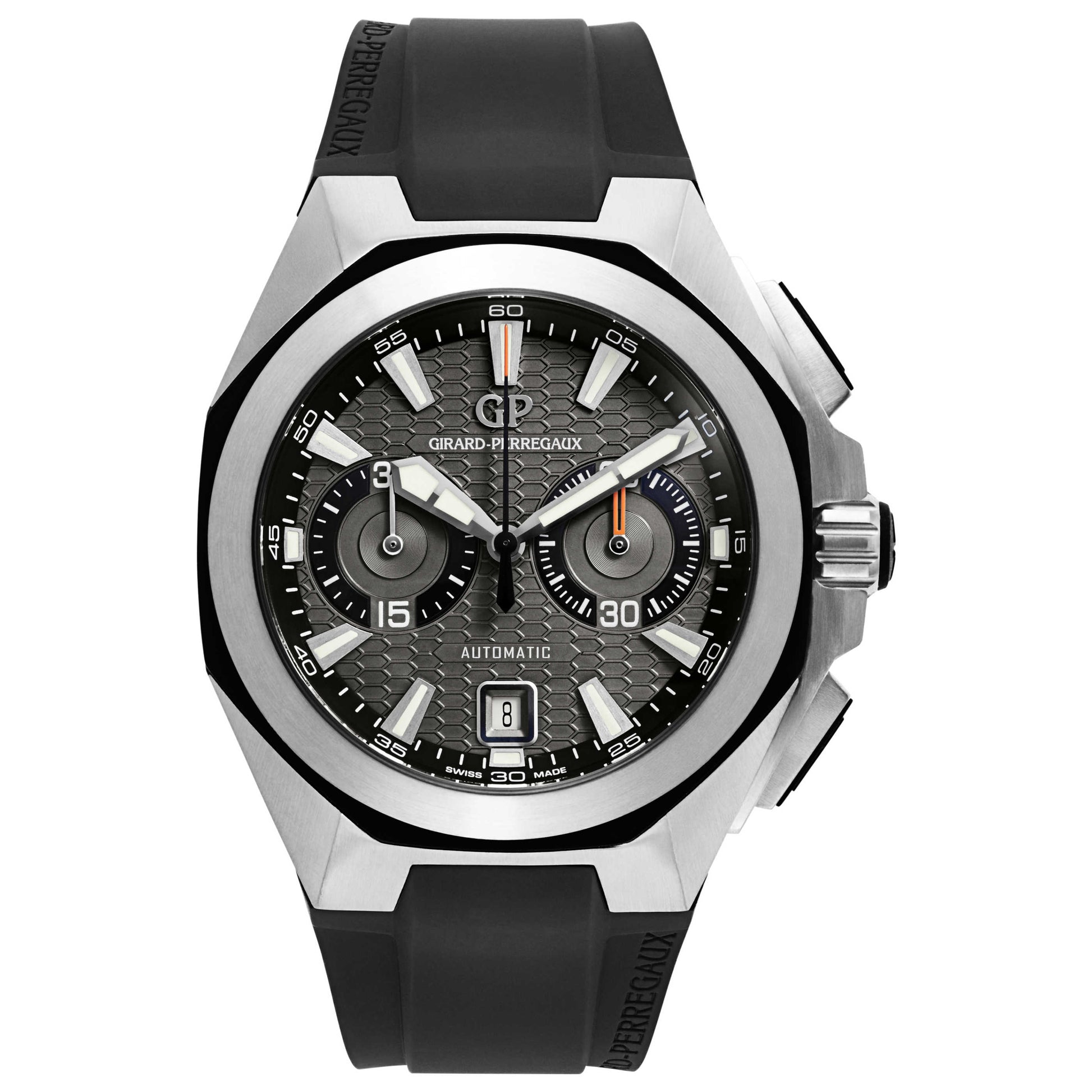 Front view of Girard-Perregaux Hawk Men's Automatic Watch 49970-11-231-FK6A