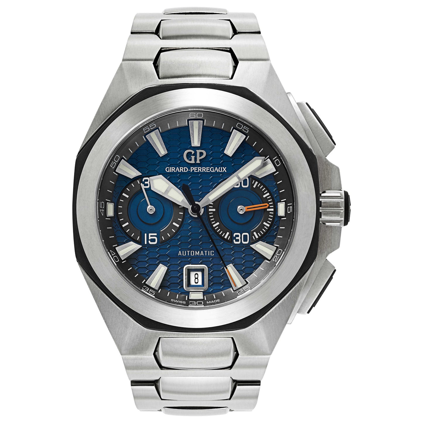 Front view of Girard-Perregaux Hawk Men's Automatic Watch 49970-11-431-11A