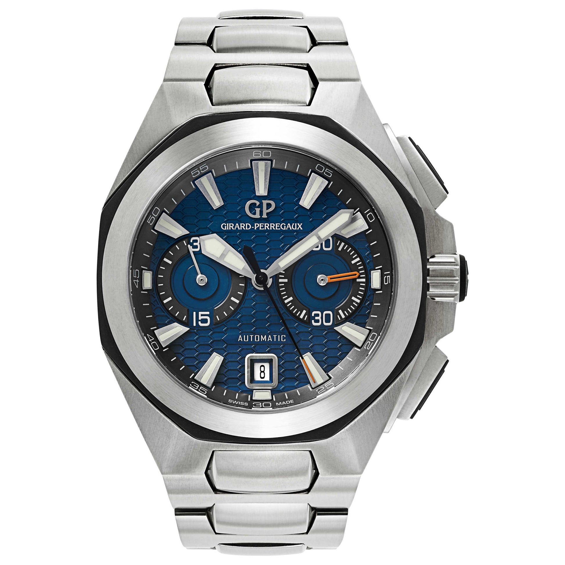 Front view of Girard-Perregaux Hawk Men's Automatic Watch 49970-11-431-11A