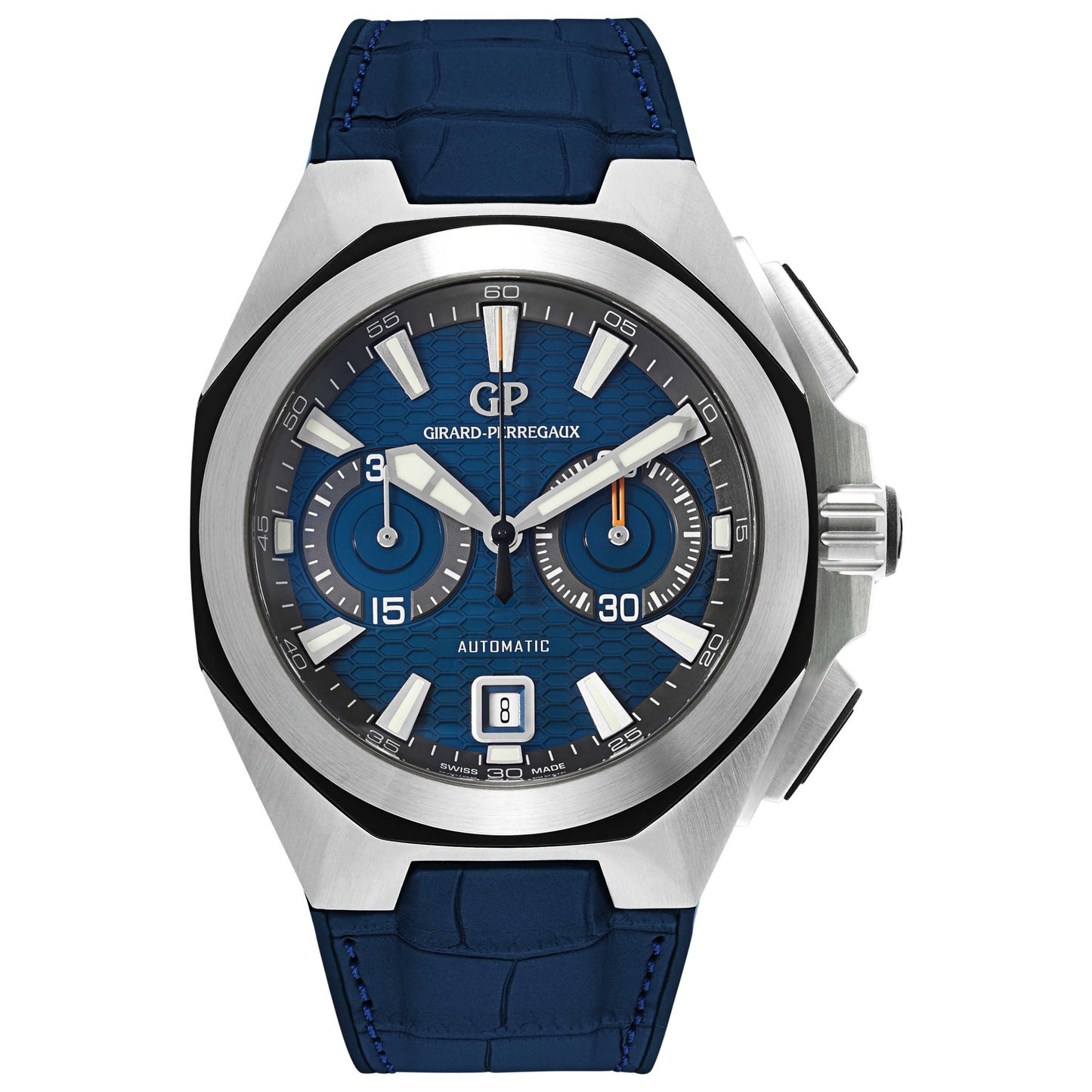 Front view of Girard-Perregaux Hawk Men's Automatic Watch 49970-11-431-BB4A