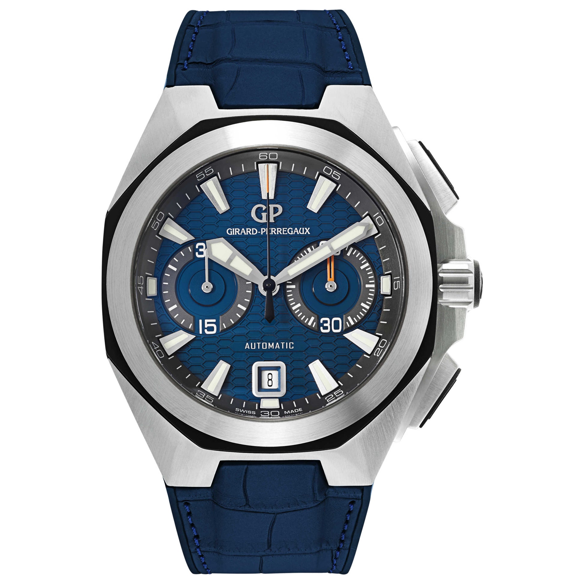 Front view of Girard-Perregaux Hawk Men's Automatic Watch 49970-11-431-BB4A