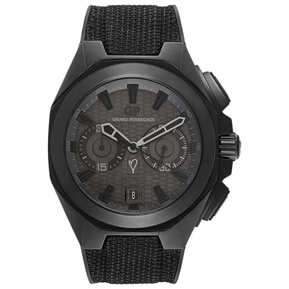 Front view of Girard-Perregaux Hawk Men's Automatic Watch 49970-32-1332SHB6A
