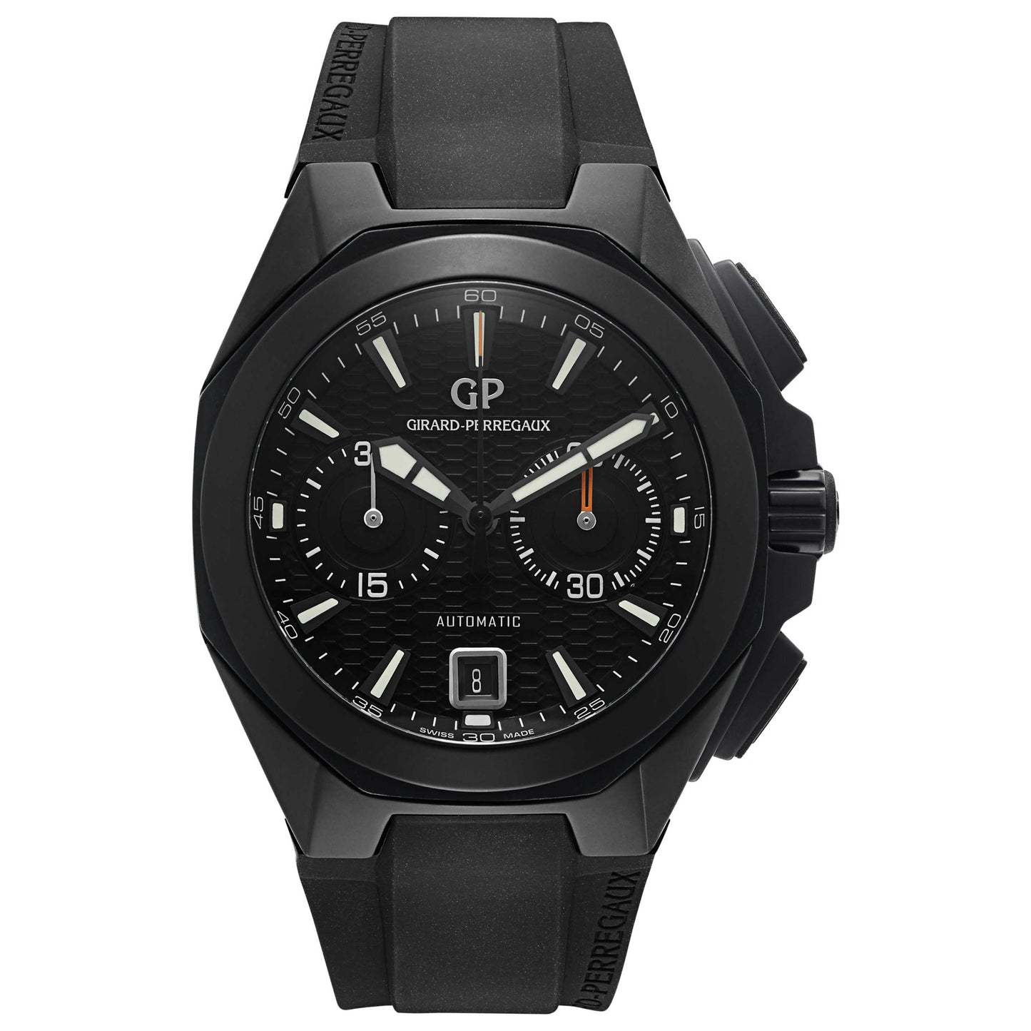 Front view of Girard-Perregaux Hawk Men's Automatic Watch 49970-32-631-FK6A