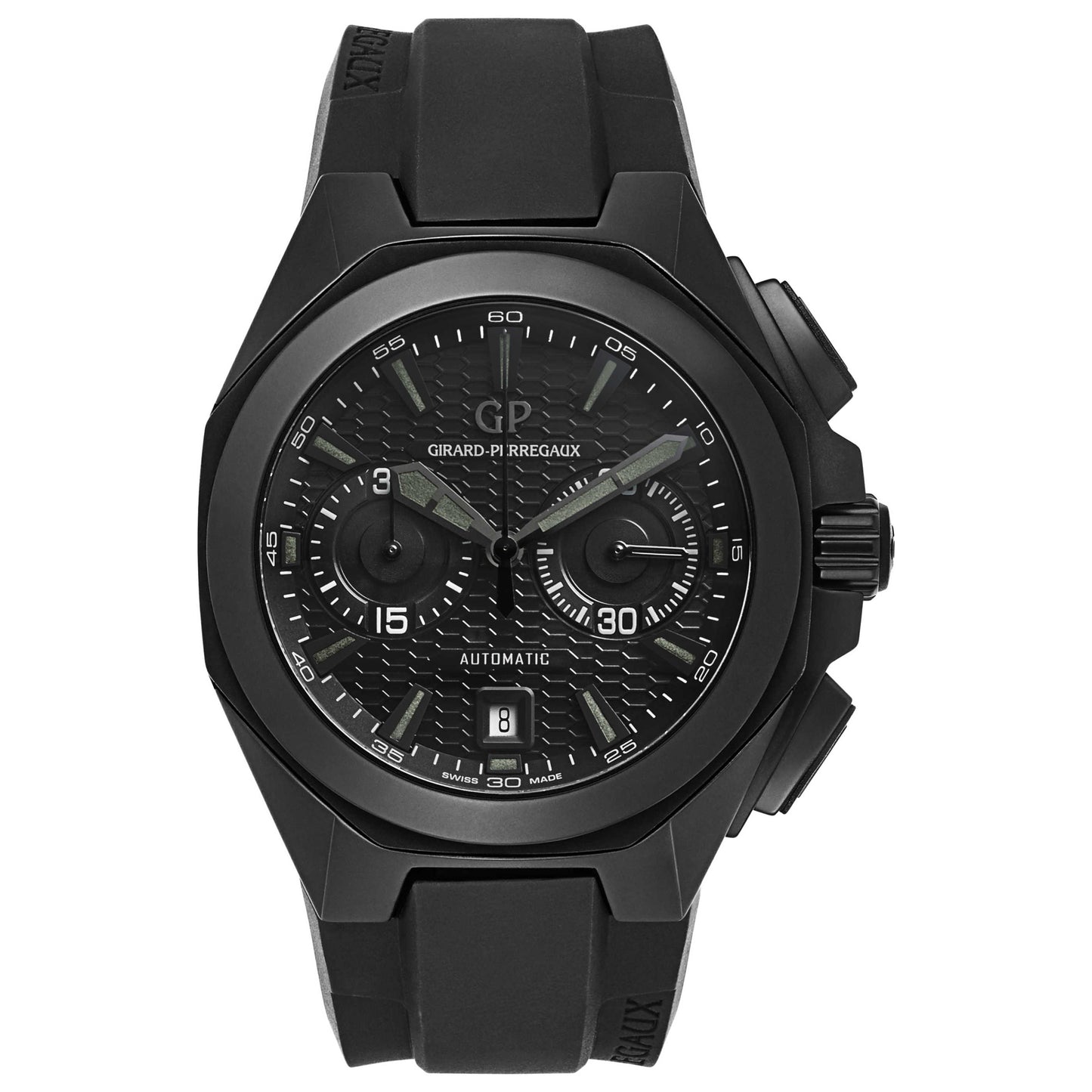 Front view of Girard-Perregaux Hawk Men's Automatic Watch 49970-32-635-FK6A