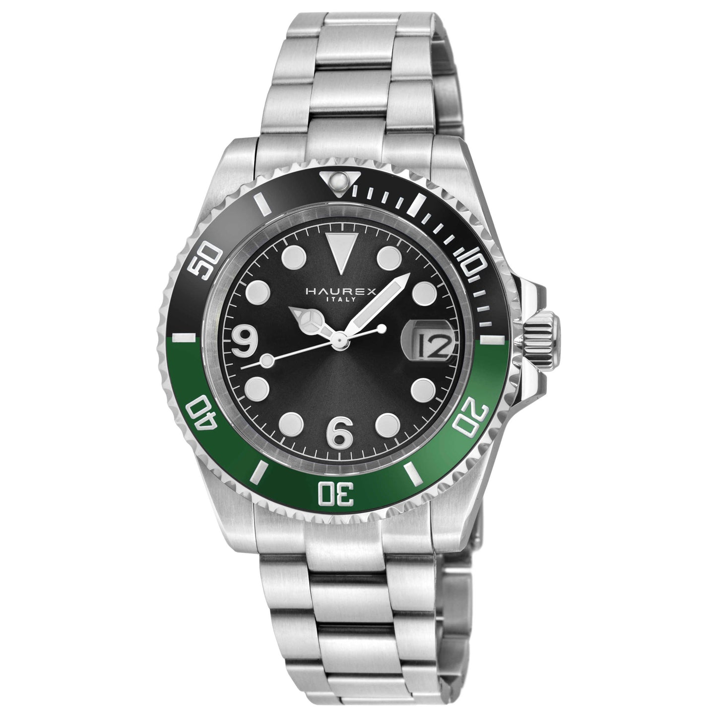 Front view of Haurex Barracuda Men's Automatic Watch 4A512UBG