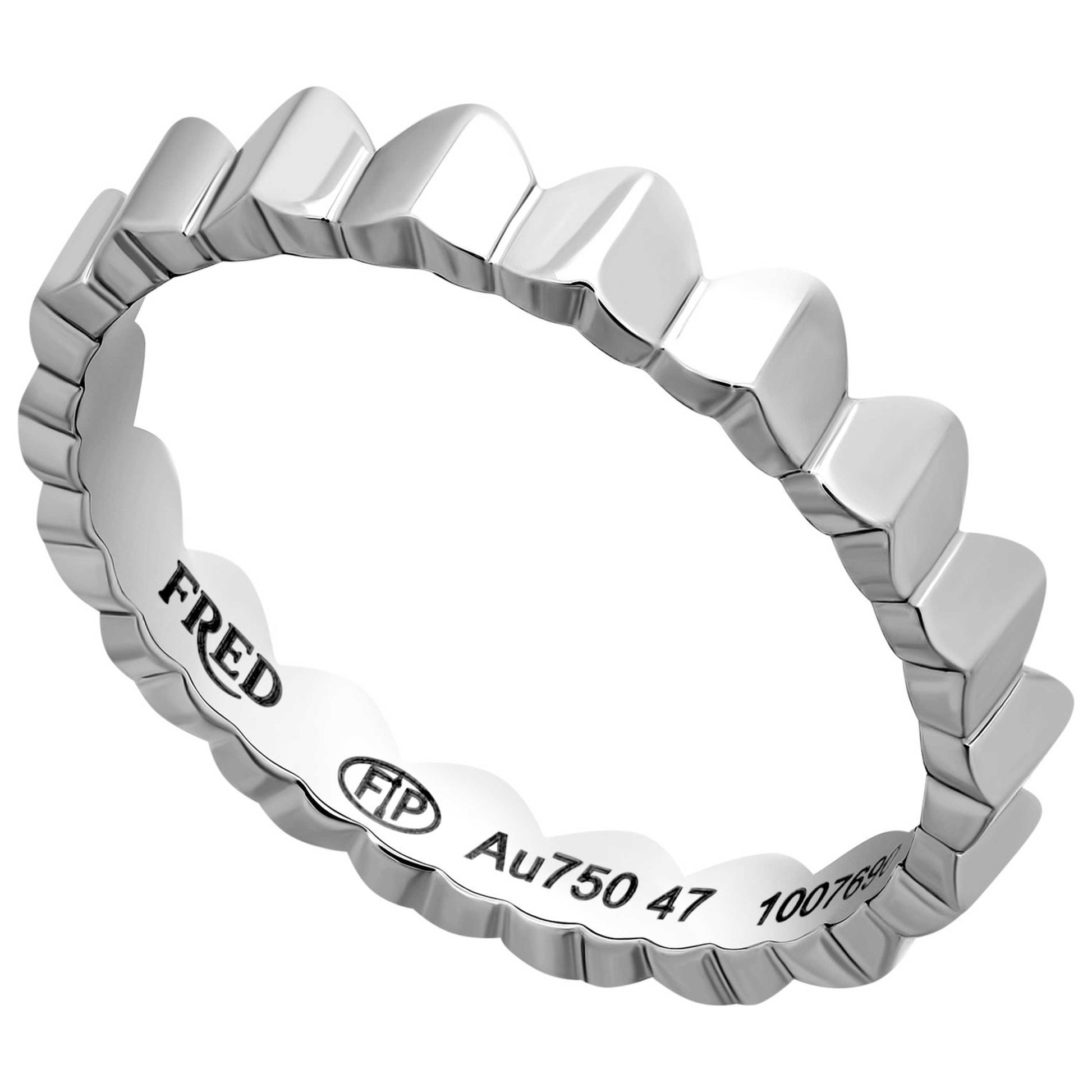 Front view of Fred of Paris Une Ile D'or Women's Ring 4B0739-052
