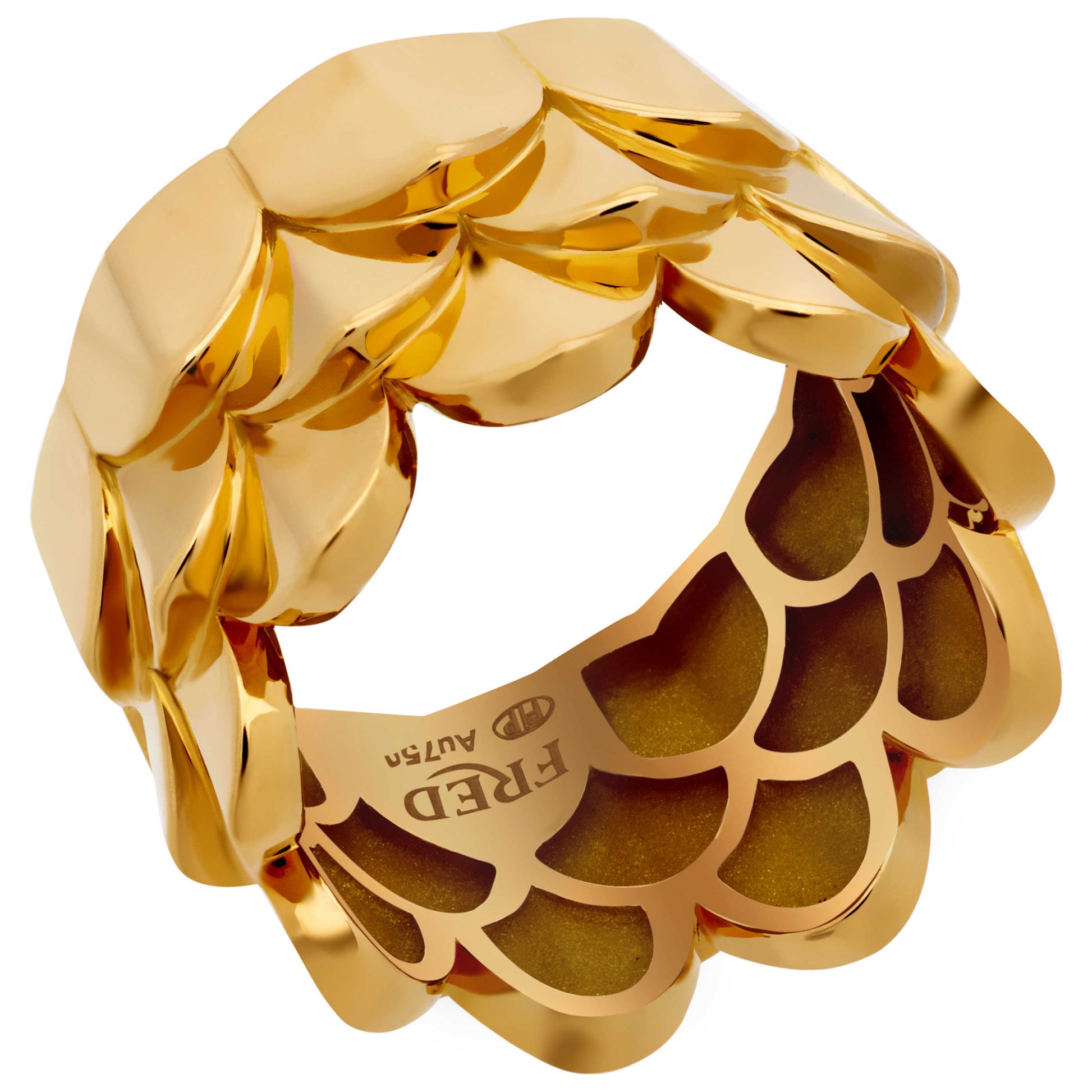 Fred of Paris Une Ile D'or Women's Ring 4B0746-053 - Image #2
