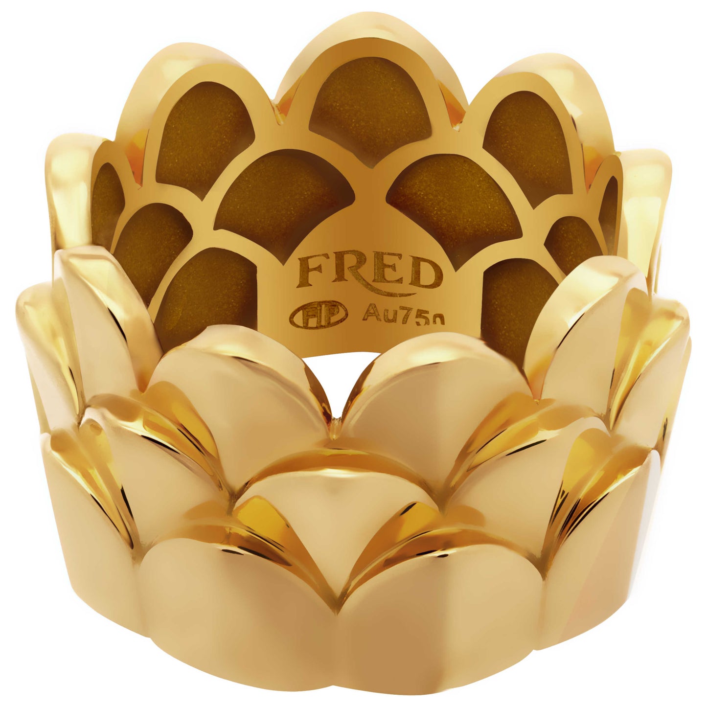 Fred of Paris Une Ile D'or Women's Ring 4B0746-053 - Image #4