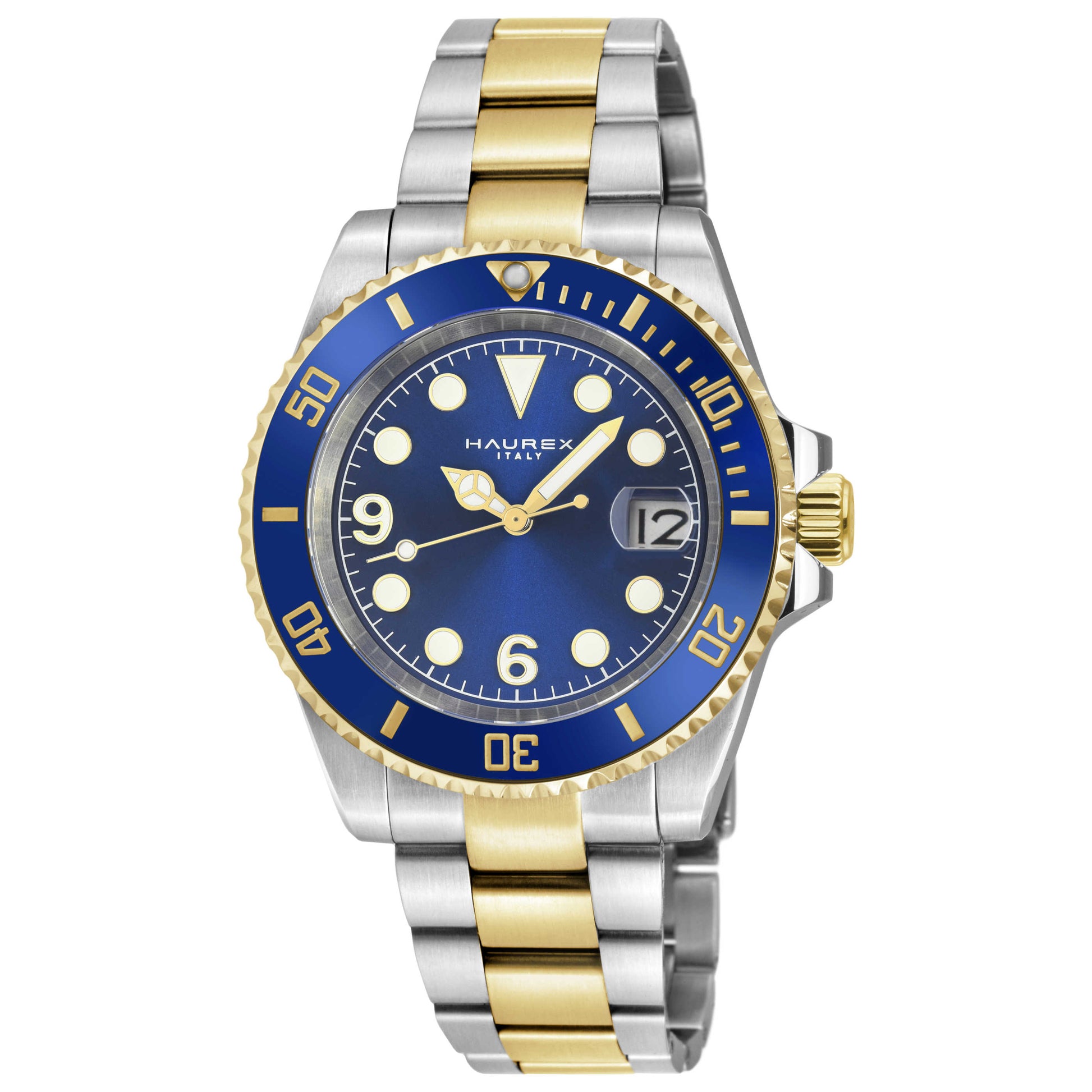 Front view of Haurex Barracuda Men's Automatic Watch 4G512UBB
