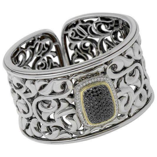 Front view of Charles Krypell Elegant Women's Bracelet 5-6652-SBLKP