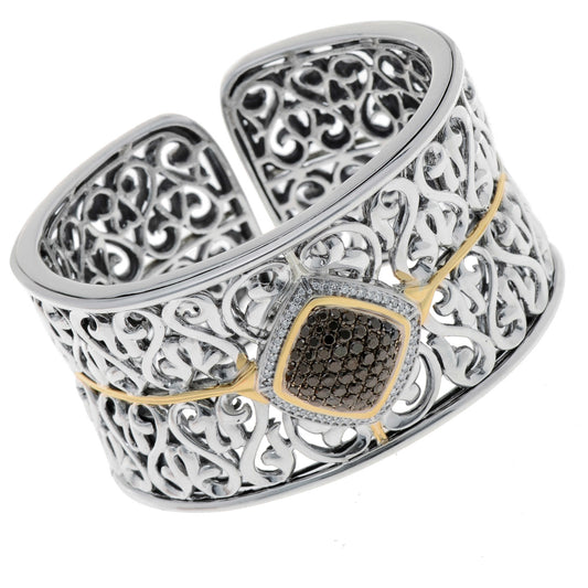 Front view of Charles Krypell Elegant Women's Bracelet 5-6653-SBLKP