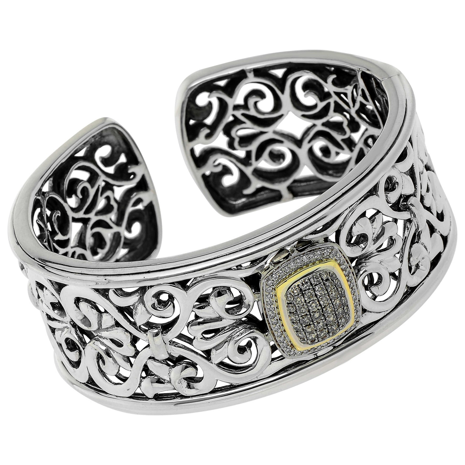 Front view of Charles Krypell Elegant Women's Bracelet 5-6657-SBRP