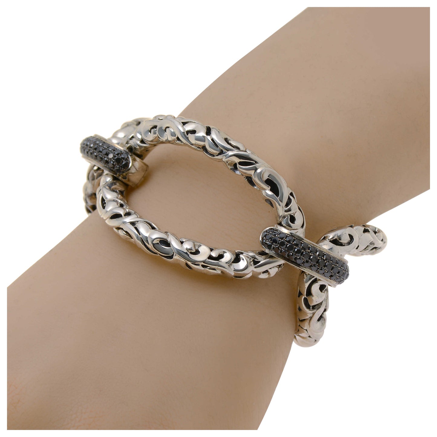 Charles Krypell Elegant Women's Bracelet 5-6700-SBLKP - Image #4