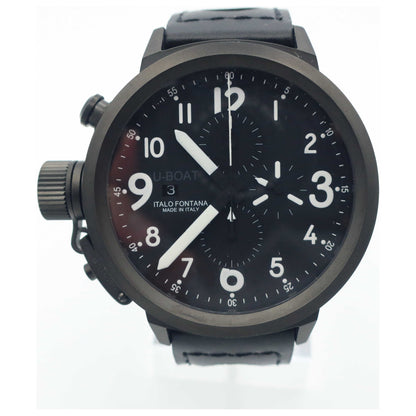 Front view of U-Boat Flight Deck Men's Automatic Watch 50-CAB-3-SD0