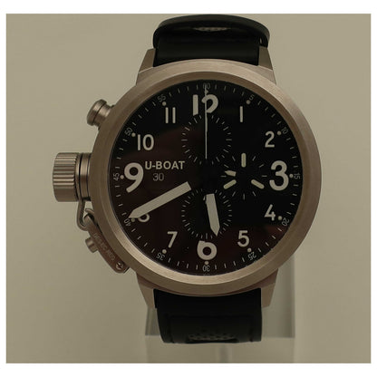 Front view of U-Boat Flight Deck Men's Automatic Watch 50-CAS-3-SD
