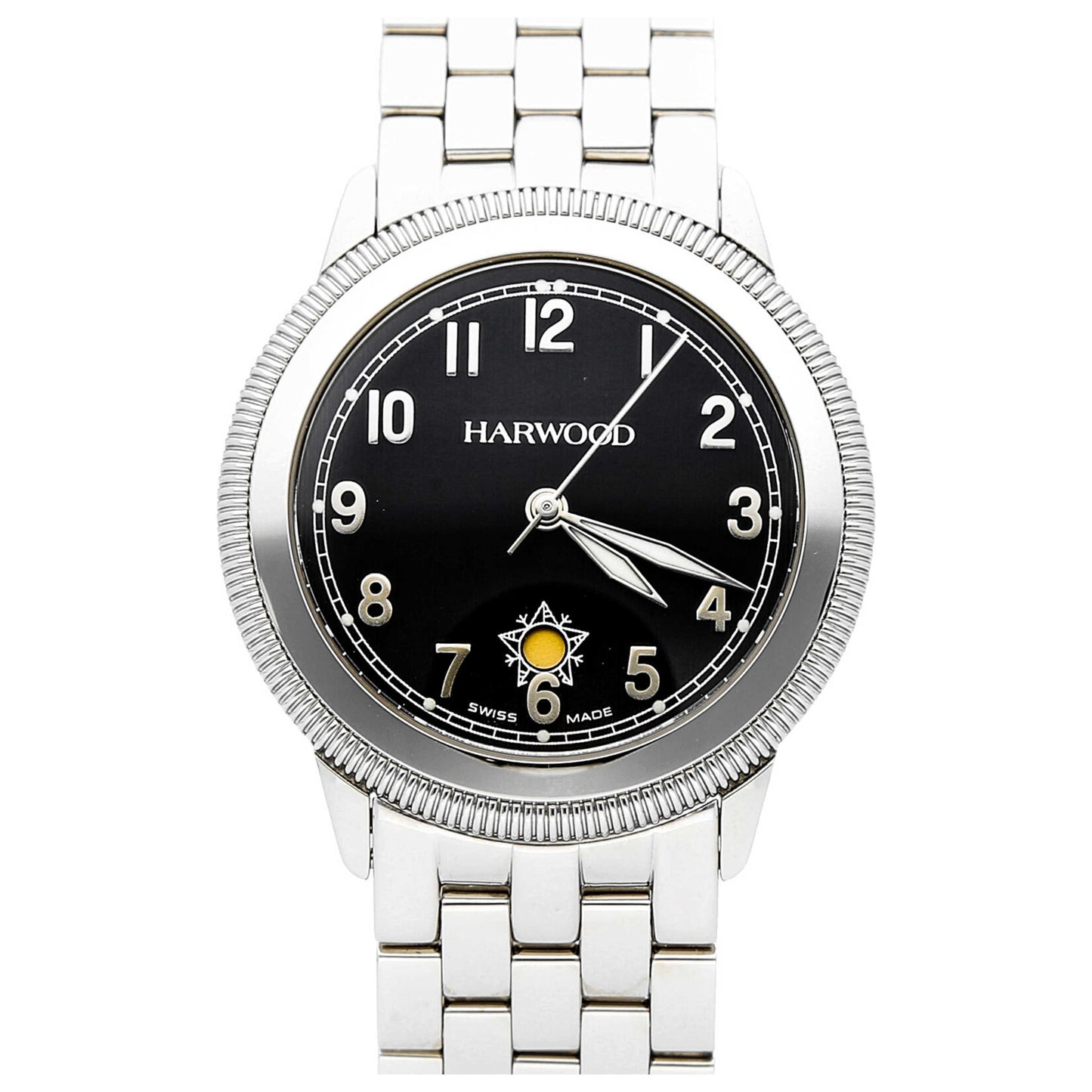 Front view of Harwood Classic Men's Automatic Watch 500-10-11-M