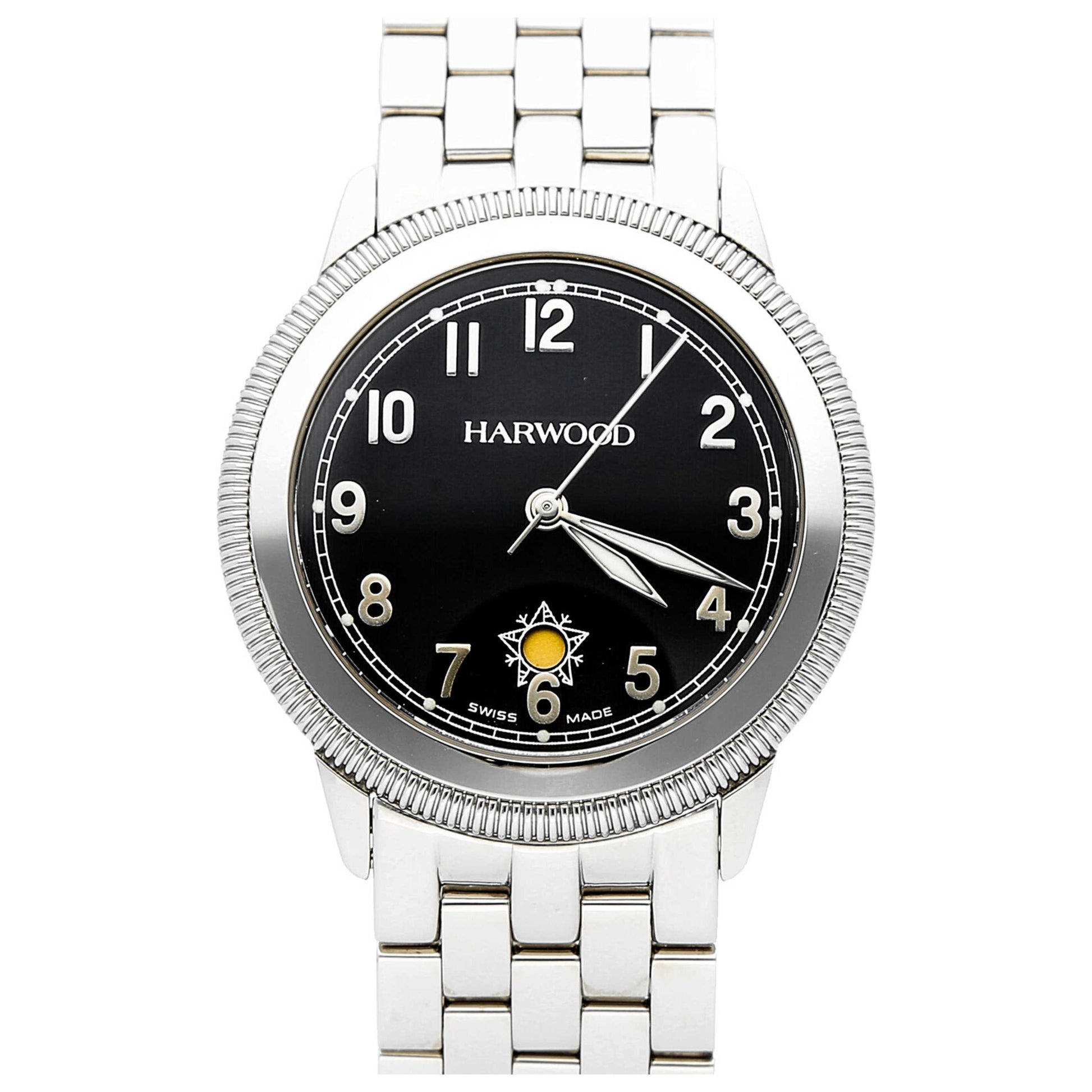 Front view of Harwood Classic Men's Automatic Watch 500-10-11-M