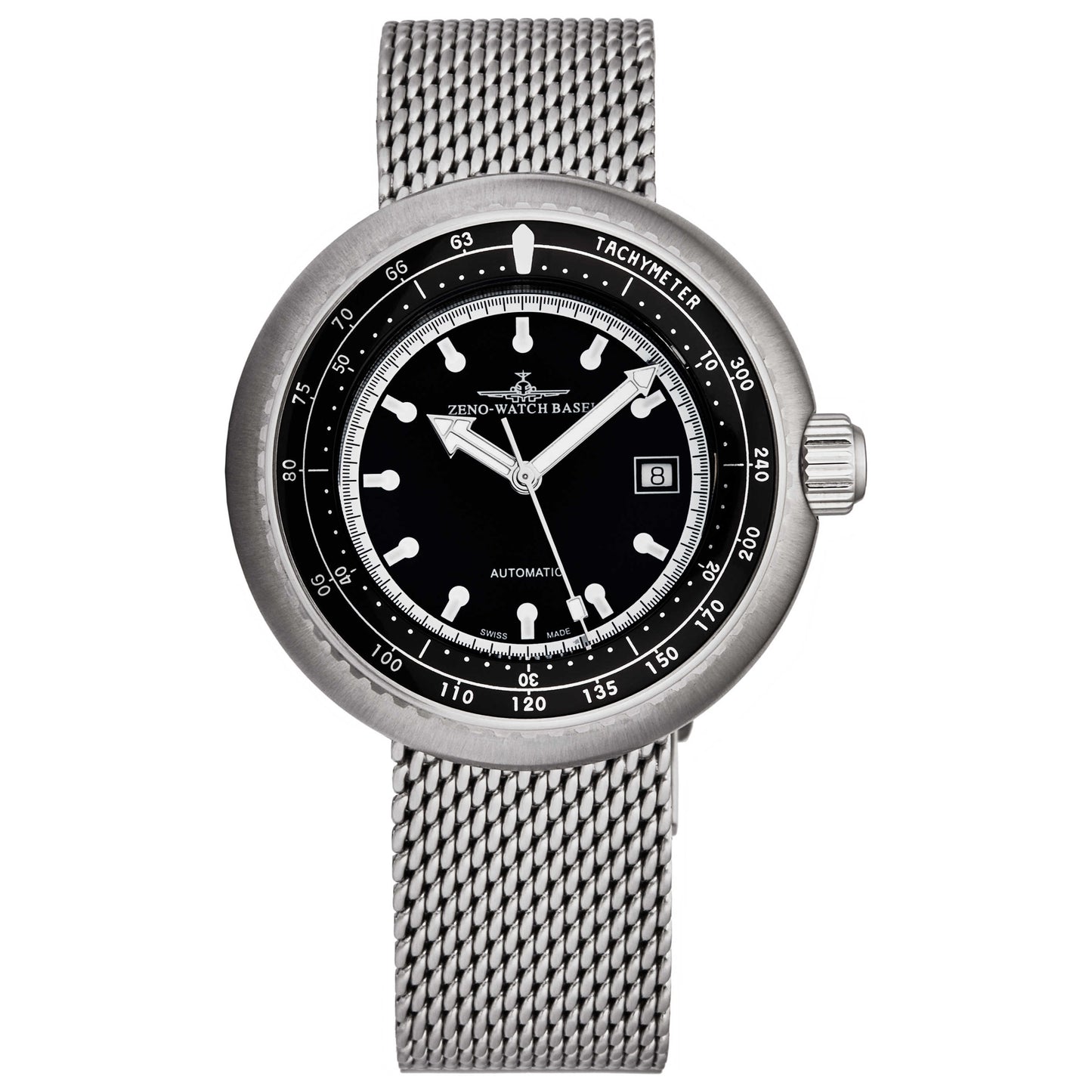 Front view of Zeno Divers Men's Automatic Watch 500-2824-I1M