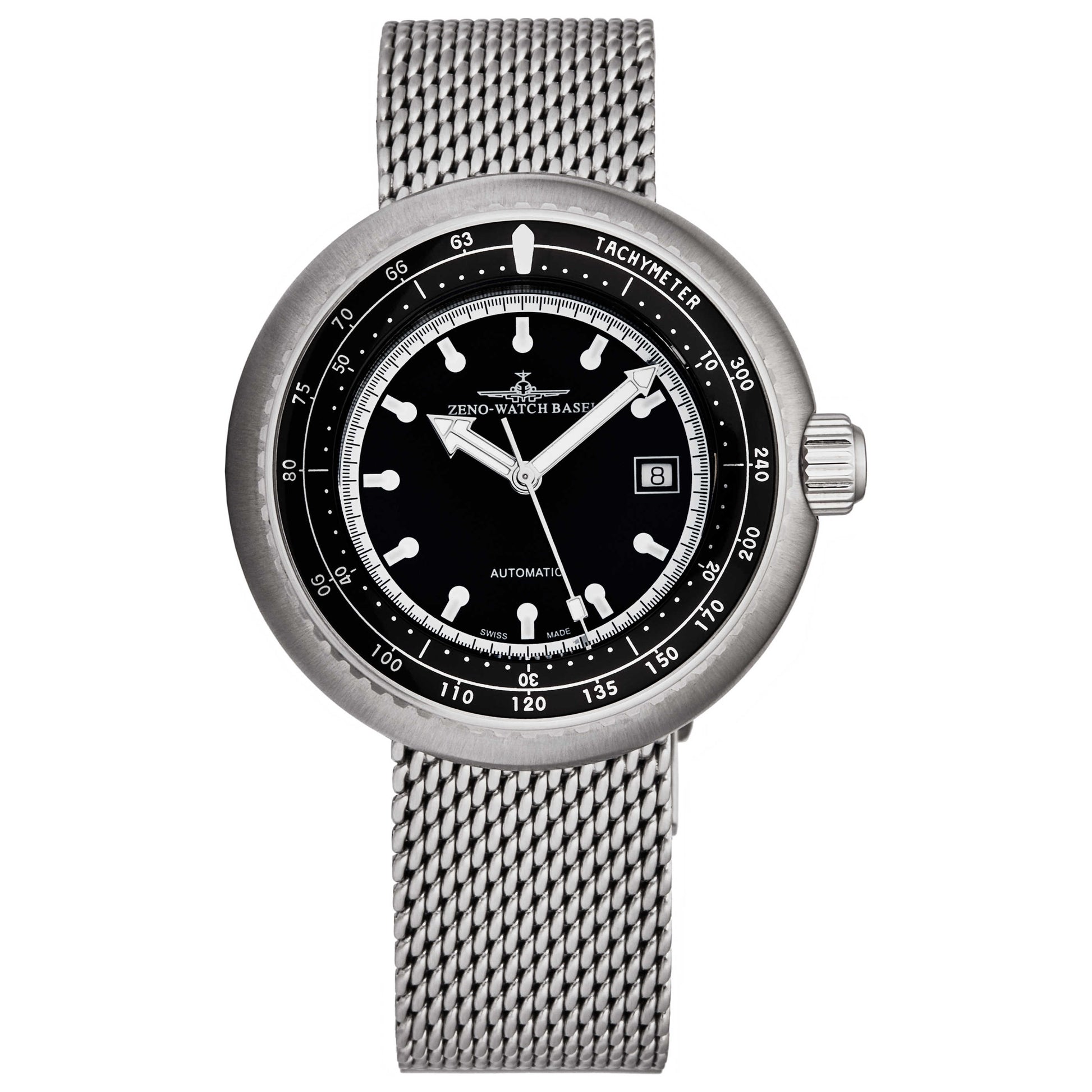 Front view of Zeno Divers Men's Automatic Watch 500-2824-I1M