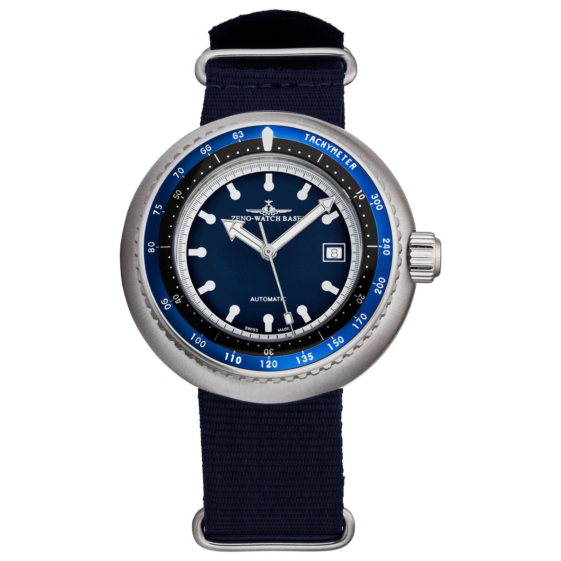 Front view of Zeno Divers Men's Automatic Watch 500-2824-I4